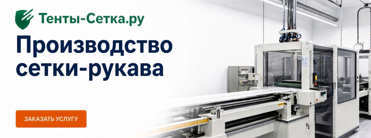 Производство сетки-рукава — Тенты-Сетка.ру